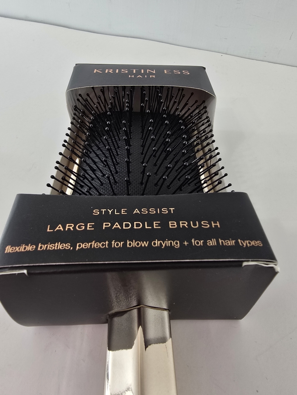 Kristin Ess Style Assist Hair Large Paddle Brush Hairbrush Professional Styling - Picture 5 of 10